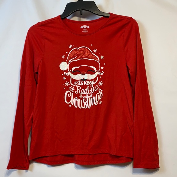 Holiday Time Santa top - Picture 1 of 5